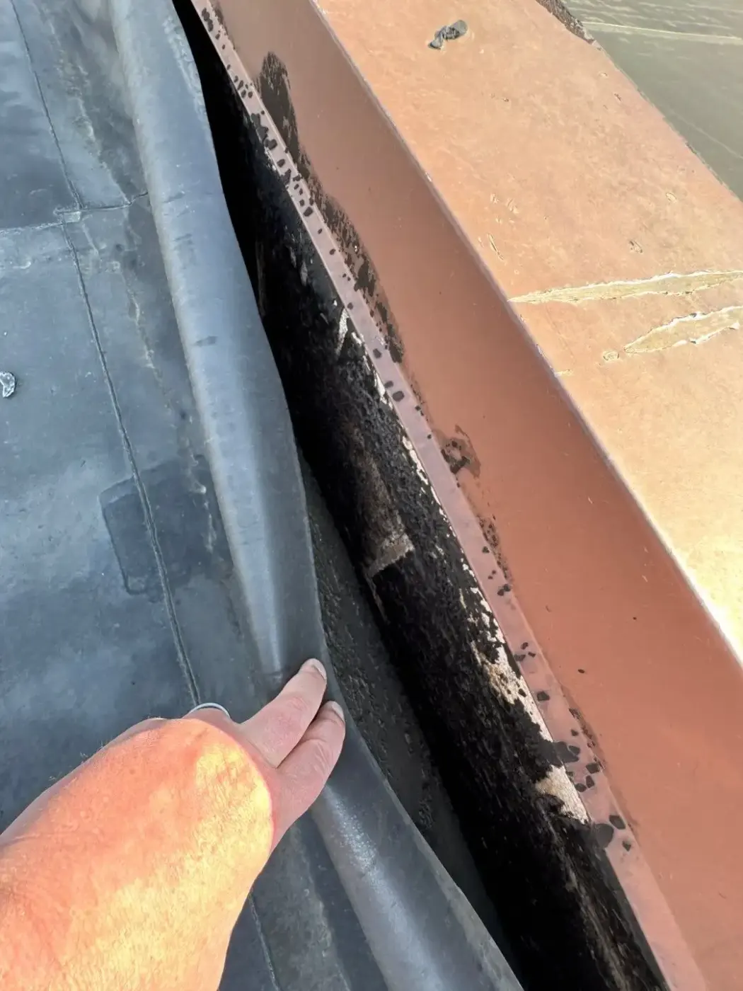 Flashing and seam work in Clarks Hill