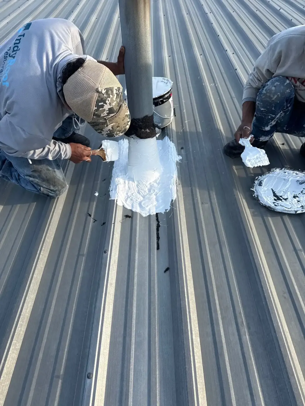 Membrane repair completed in Clarks Hill